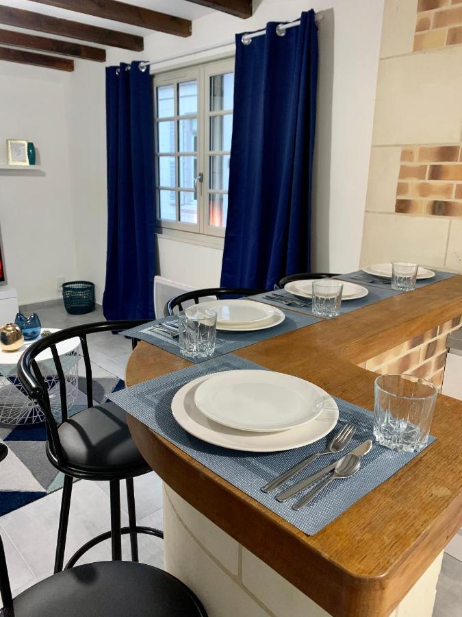 Appartement Les Bleuets - Centre Ville De Saumur Dış mekan fotoğraf